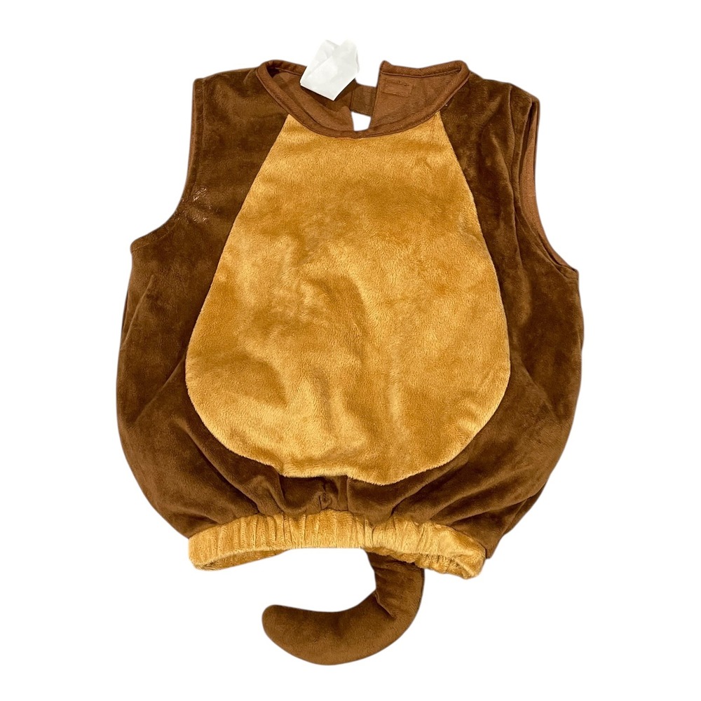 Spirit Halloween Infant Monkey Costume Vest Tail Size 18 24 Months